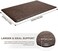 KMAT Kitchen Mat Cushioned Anti-Fatigue Floor Mat Waterproof Non-Slip Standing Mat Ergonomic Comfort Floor Mat Rug for Home,Office,Sink,Laundry,Desk 20"(Wx 30"(L,Brown.