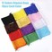 Bouraw 120Pcs Organza Bags 10cm x 15cm Mixed Colour with Drawstring, Jewellery Pouches Wedding Party Christmas Favour Gift Bags (10cm x 15cm , Mixed Colour.
