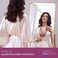 SLEEP &amp; GLOW SLEEPGLOW Pillow Bra Against Wrinkles Natural Silk with French Lace for SleepingBreast Support at Night (Pink.