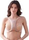 SLEEP &amp; GLOW SLEEPGLOW Pillow Bra Against Wrinkles Natural Silk with French Lace for SleepingBreast Support at Night (Pink.