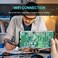 cainda WiFi Digital Microscope for iPhone Android Phone Mac Windows, HD 1080P/720P Video Record 50-1000X Magnification Wireless Portable Microscope with Adjustable Metal Stand and Carrying Bag.