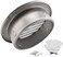 SDTC Tech 6 Inch Round Soffit Air Vent Stainless Steel Louver Grille Cover Wall Air Ventilation Outlet Hood with Built-in Screen Mesh for Kitchen Bedroom Bathroom Office etc.