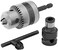 Renekton 3/8&rdquo; Drill Chuck with 1/4&rdquo; Quick Change Hex Drive, Convert Impact Driver Hammer and Wrench to Drill.