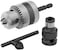 Renekton 3/8&rdquo; Drill Chuck with 1/4&rdquo; Quick Change Hex Drive, Convert Impact Driver Hammer and Wrench to Drill.