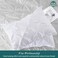 beddingstar King Pillow Shams Set of 2 Pinch Pleated White Pillow Shams King Size 20x36 Pillow Covers 100% Egyptian Cotton 600 Thread Count Soft Skin Friendly Cushion Cover Cases Decorative Pillow Sha