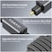 IVANKY Digital Optical Audio Cable 3. 3ft/1M, Slim Nylon Braided Audio Optical Cord Toslink Cable for Sound Bar, TV, PS4, Xbox, Samsung, Vizio, 24K Gold-Plated - CL3 Rated, Grey.