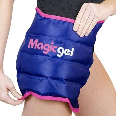 Magic Gel Reusable Cold Pack for Hip Bursitis, Replacement Surgery and Hip Flexor Pain. Ice Pack Wrap for Inflammation, Swelling Relief (.