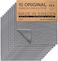 SUPERSCANDI Swedish Dishcloths for Kitchen Grey 10 Pack Reusable Compostable Kitchen Cloth Made in Sweden Cellulose Sponge Swedish Dish Cloths for Washing Dishes Reusable Paper Towels washable.