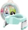 Kalencom Potette Plus 2-in-1 Travel Potty and Trainer Seat - Dual-Purpose Potty Training Toilet Seat - Portable Potty for Toddler Travel - with Durable, Lock-in Legs and Splash Guard - Pastel Mint.