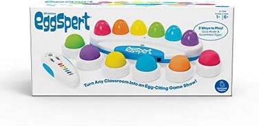 رؤى تعليمية لاسلكية Eggspert 2.4 جيجاهرتز - ألعاب صفية وأجهزة تنبيه، مستلزمات أساسية للمعلمين والفصول الدراسية، لوازم العودة إلى المدرسة.