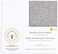 Burt's Bees Baby - Bassinet Sheet, Fitted Unisex Boy Girl 100% Organic Jersey Cotton Bassinet Sheet for Standard Bassinet Mattress (Heather Grey/White, 2-Pack.