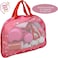 The New York Doll Collection 50 Piece Baby Doll FeedingCaring Accessory Set in Zippered Carrying Case - Doll Pacifiers and Accessories for Dolls.