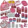 The New York Doll Collection 50 Piece Baby Doll FeedingCaring Accessory Set in Zippered Carrying Case - Doll Pacifiers and Accessories for Dolls.