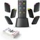 Vodeson Key Finder-Easy-to-use Anti-Loss Device with 6 Color-Coded Receivers and Rf Transmitter Remote Control Finder,Key Finder Locator with Sound - Remote Finder-Gift Design for Mom and Dad.