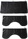 ICWEIMEI 3Pcs Set Car Protective Fender Covers Automotive Magnetic Protective Mat for Repair PU Leather Fender Cover Work Mat, Scratching Prevention Mat Pad with Hooks (Size L.
