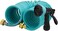 AUTOMAN EVA Recoil Garden Hose 25ft - Includes 7 Pattern Spray Nozzle,Curly Water Hose 25 Foot,Watering Coil,Retractable,Corrosion Resistant Garden Coil Hose.