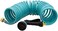 AUTOMAN EVA Recoil Garden Hose 25ft - Includes 7 Pattern Spray Nozzle,Curly Water Hose 25 Foot,Watering Coil,Retractable,Corrosion Resistant Garden Coil Hose.