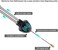 Lamoutor 2Pcs Automotive Mechanic Stethoscope Engine Stethoscope Tool for Cars, Trucks and Motorcycles.