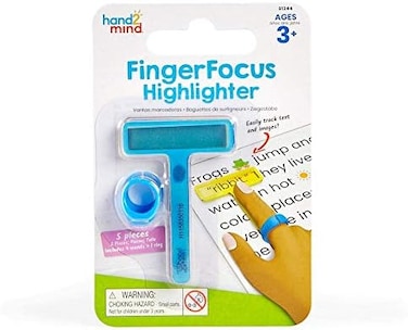 مجموعة أقلام التظليل الفردية من hand2mind Learning Resources FingerFocus.
