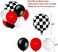 Bessmoso Race Car Birthday Party Decoration Set Race Car Party Signs Racing Birthday Banner Checkered Flags Balloons for Boys Let's go Racing Party Supplies.
