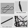 أربطة مطاطية بديلة عالمية من Boseen، حلقة مطاطية مضادة للشيخوخة لمشبك تثبيت حامل الميكروفون المقاوم للصدمات، مجموعة من 4 قطع (أسود).