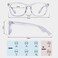 MAXJULI Blue Light Blocking Glasses,Computer Reading/Gaming/TV/Phones Glasses for Women Men 6001.