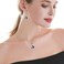 HENGSHENG 100% Natural Freshwater Pearl Jewelry Sets For Women Fashion 925 Sterling Silver EarringsPendant Wedding Jewelry.