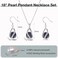 HENGSHENG 100% Natural Freshwater Pearl Jewelry Sets For Women Fashion 925 Sterling Silver EarringsPendant Wedding Jewelry.