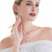 HENGSHENG 100% Natural Freshwater Pearl Jewelry Sets For Women Fashion 925 Sterling Silver EarringsPendant Wedding Jewelry.