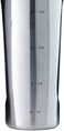 BlenderBottle Radian Shaker Cup Insulated Stainless Steel Water Bottle with Wire Whisk, 26-Ounce, Matte Arctic Blue.