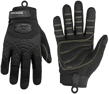 Seibertron Full Finger Padded Palm Lightweight Breathable Climbing Rope Gloves for Climbers, Rock Climbing, Rescue, Adventure, Sailing, Kayaking, Outdoor Sports.