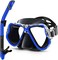 Greatever Dry Snorkel Set,Panoramic Wide View,Anti-Fog Scuba Diving Mask,Professional Snorkeling Gear.