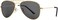 Gleyemor Kids Polarized Aviator Sunglasses for Little Girls Boys Age 3-8 (Gold/Grey.