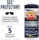 303 Products Automotive Protectant Wipes - Ultimate UV Protection Prevent Fading Repels Dust, Lint, and Staining Non Greasy 25 Wipes, Blue, 16 Oz, 30397.