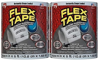 Flex Tape Rubberized Waterproof Tape 2 pack.