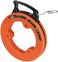 Klein Tools 56331 Fish Tape, Steel Wire Puller with Double Loop Tip, Optimized Housing and Handle, 1/8-Inch x 50-Foot.