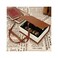 Yoption Wax Seal Stamp Set, 6 Pieces Sealing Wax Stamps Copper Seals1 Piece Wooden Hilt Vintage Retro Classical Initial Sealing Wax Stamp Kit (Moon and Star Suit.