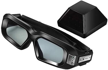 mamre 3D Stereo Glasses Kit with Emitter for nVIDIA Graphics Card, 3D Eyeglasses (3D Vision Kit1, 2.