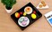 NIUBEE Acrylic Serving Tray 12x16 Inches -Spill Proof- Decorative Tray Organiser for Ottoman Coffee Table Countertop with Handles - Black.