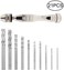 FineGood Hand Vice with 20pcs Precision Drill Bits Rotary Tool with Mini Twist Drill Bits for Resin Molds Jewelry Making Plastic Making.