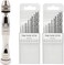 FineGood Hand Vice with 20pcs Precision Drill Bits Rotary Tool with Mini Twist Drill Bits for Resin Molds Jewelry Making Plastic Making.