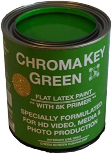 طلاء شاشة خضراء عالي الدقة بتقنية ChromaKey مع برايمر 8K، سعة 1 كوارت.