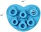 POPBLOSSOM Diamond Ring Silicone Wedding Engagement Ring Shaped Chocolate Resin Jewelry Making Molding Ice Cube Party Mold (3-Pack Pink.