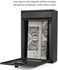 Jssmst Locking Mailbox Wall Mounted Vertical- Mail Boxes Large Capacity, 12. 6 x 8. 46 x 3. 35 Inch, SM-06 Medium Black.