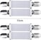 Ruisita 12 Pieces Fashion Fit Dress Clips Stainless Steel Elastic Clip Garments Glove Clips.