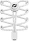 RJ-Sport Tieless Elastic Shoe Laces - Heavy Duty No Tie Shoelaces for Kids and Adult with Strong Lock and Speed Shoestrings.