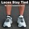 RJ-Sport Tieless Elastic Shoe Laces - Heavy Duty No Tie Shoelaces for Kids and Adult with Strong Lock and Speed Shoestrings.