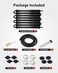 EVIL ENERGY 5/16" Transmission Oil Cooler, 8 Pass Tube and Fin Cooler Kit Universal Aluminium Black&hellip;.
