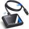 NEWCARE Digital Optical Splitter 1 in 3 Out,SPDIF Toslink Digital Optical Audio Cable Splitter 1x3 Support LPCM2. 0 Doldy DigitalDTS 5. 1 for Xbox,PS4,PS5,DVD,TV Box,Home Theatre, Receiver,Sound Bar.