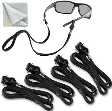 SIGONNA Eyeglasses String Holder Straps Cord - 4 Premium Eyeglass Chains for Men Women.